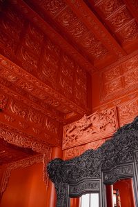 Salle Chinoise après le travail de Pierre Loti à Rochefort