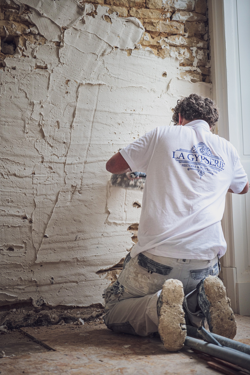 Restauration des murs suite à des fissures structurelles