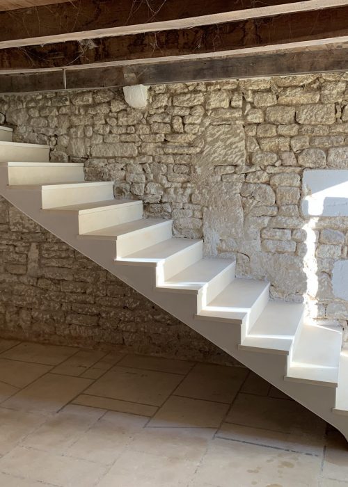 Fabrication d’un escalier sur voûte sarrasine